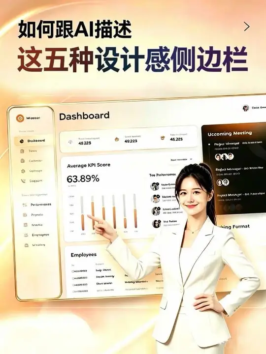第17集｜如何告诉AI做出有设计感的侧边栏 #ai新星计划 #ai #每天学点ai #vibecoding #天塌下来有我的ai顶着