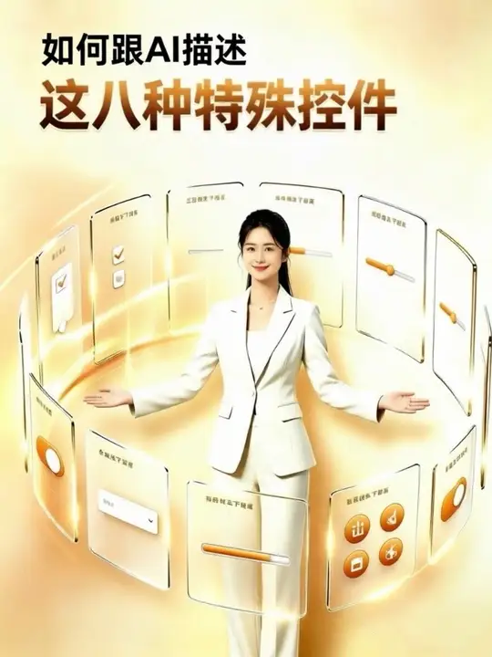 第23集｜如何告诉AI生成这八种特殊控件 #ai新星计划 #ai #vibecoding #每天学点ai #天塌下来有我的ai顶着