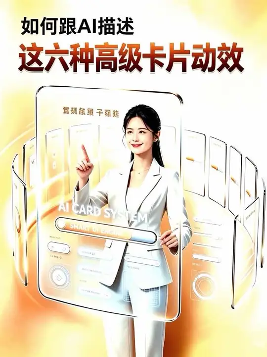 第29集｜如何让AI生成这六种卡片动效 #ai新星计划 #ai #vibecoding #每天学点ai #ai干货 @DOU+小助手